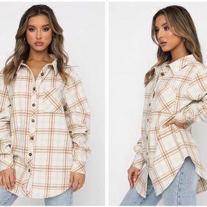 White Fox Plaid Shirt